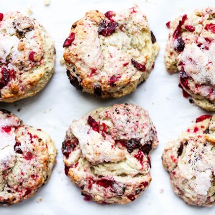 Maple Cranberry and Dark Chocolate Scones | www.floatingkitchen.net