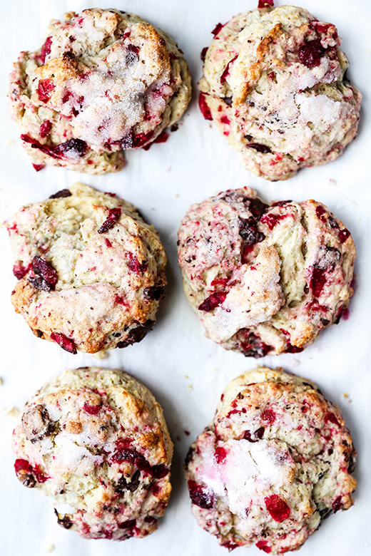 Maple Cranberry and Dark Chocolate Scones | www.floatingkitchen.net