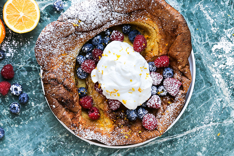 Meyer Lemon Dutch Baby Pancake | www.floatingkitchen.net