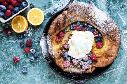 Meyer Lemon Dutch Baby Pancake | www.floatingkitchen.net