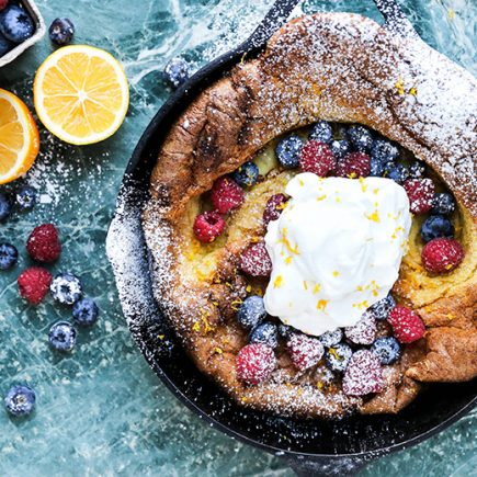 Meyer Lemon Dutch Baby Pancake | www.floatingkitchen.net