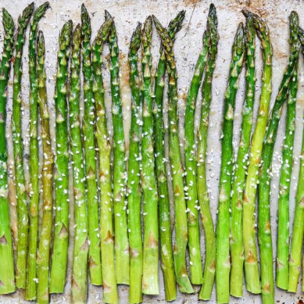 Roasted Asparagus with Miso Butter | www.floatingkitchen.net