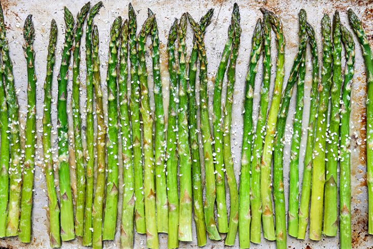 Roasted Asparagus with Miso Butter