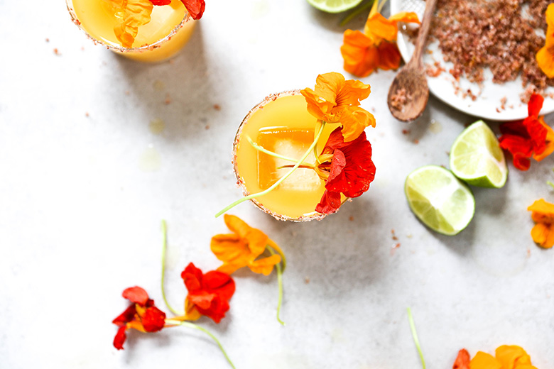 Nasturtium Margaritas | www.floatingkitchen.net