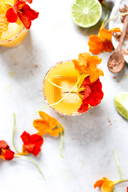 Celebrate Spring With Refreshing + Flavorful Nasturtium Cocktails