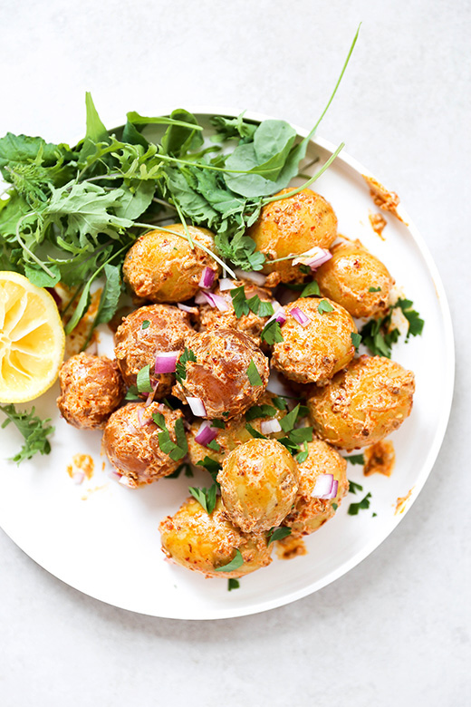 Harissa Potato Salad | www.floatingkitchen.net