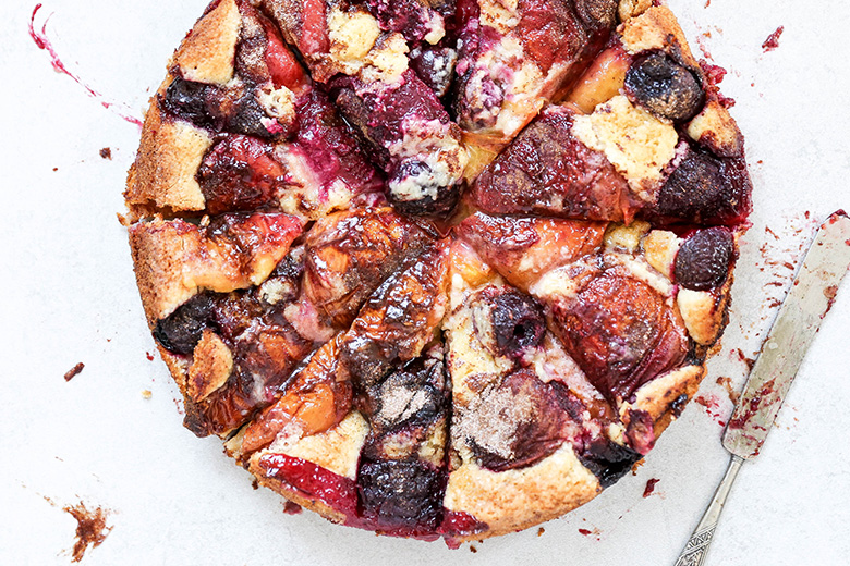 Rustic Stone Fruit Torte | www.floatingkitchen.net