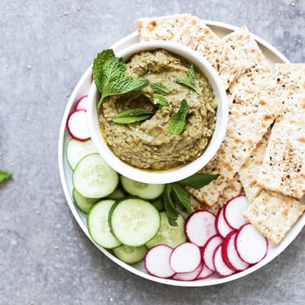 Persian Style Eggplant and Yogurt Dip | www.floatingkitchen.net