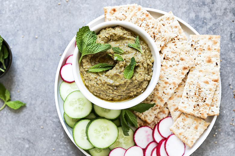 Persian Style Eggplant and Yogurt Dip | www.floatingkitchen.net