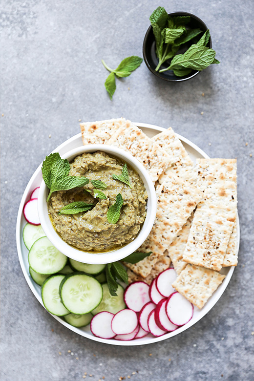 Persian Style Eggplant and Yogurt Dip | www.floatingkitchen.net