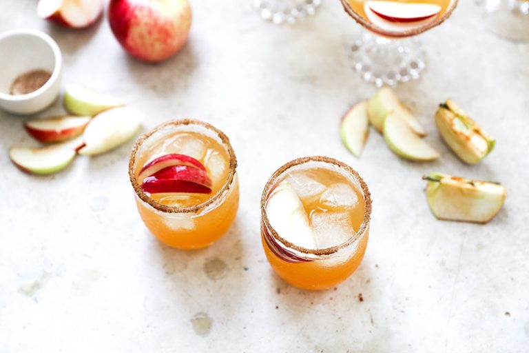 Apple Cider and Ginger Beer Bourbon Cocktails Floating Kitchen