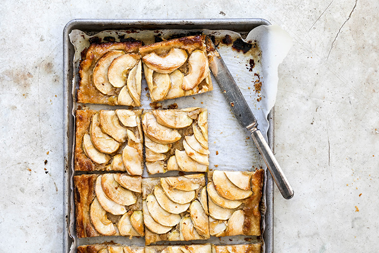 Apple Tart with Tahini Frangipane | www.floatingkitchen.net