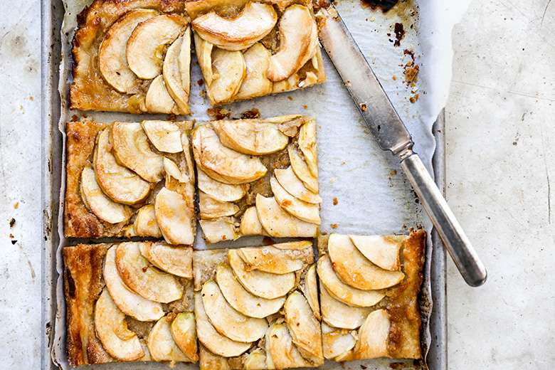 Apple Tart with Tahini Frangipane | www.floatingkitchen.net