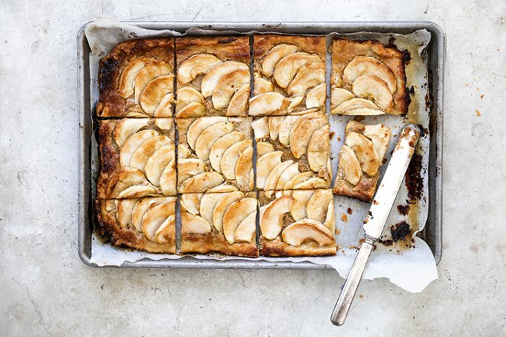 Apple Tart with Tahini Frangipane