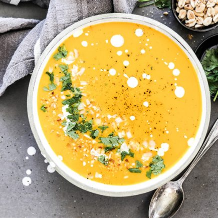 Thai Roasted Carrot and Golden Beet Soup | www.floatingkitchen.net