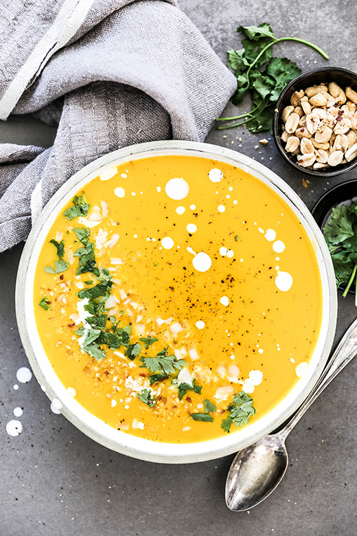 Thai Roasted Carrot and Golden Beet Soup | www.floatingkitchen.net