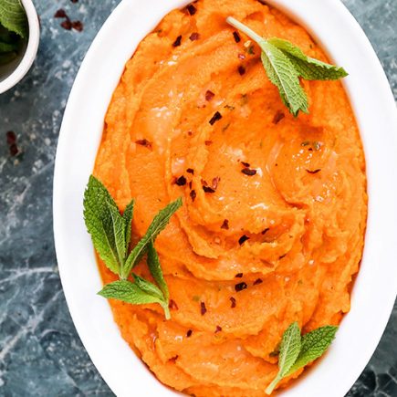 Carrot Mash with Orange and Mint | www.floatingkitchen.net