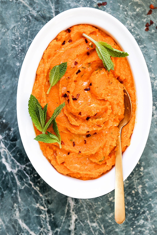 Carrot Mash with Orange and Mint | www.floatingkitchen.net