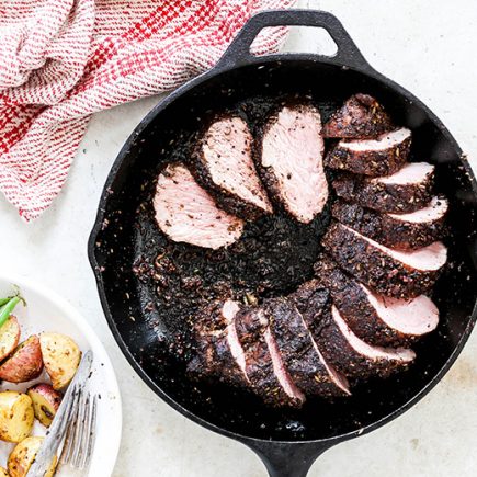 Cacao Nib, Fennel and Coffee Encrusted Pork Tenderloin | www.floatingkitchen.net