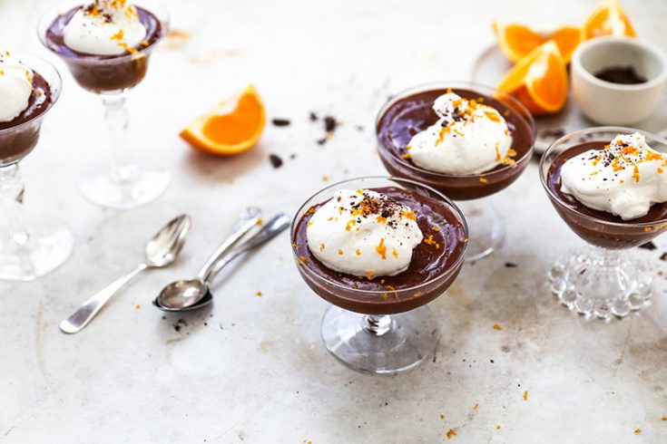 Earl Grey and Orange Infused Blender Chocolate Mousse