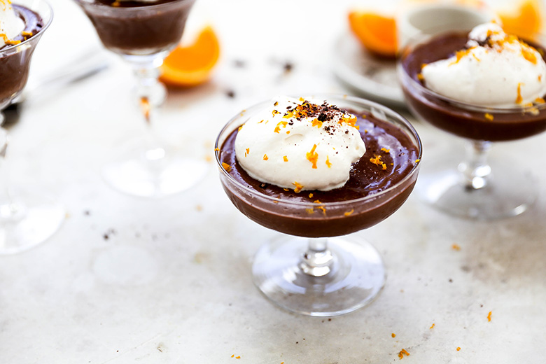 Earl Grey and Orange Infused Blender Chocolate Mousse | www.floatingkitchen.net