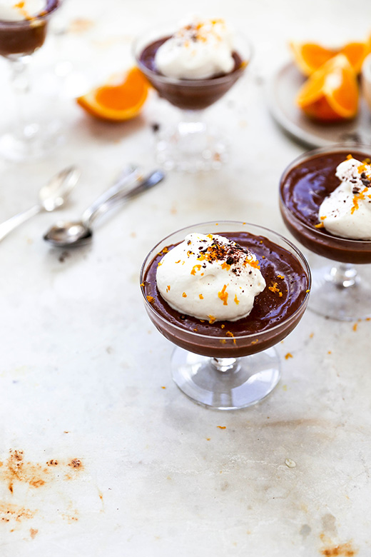 Earl Grey and Orange Infused Blender Chocolate Mousse | www.floatingkitchen.net