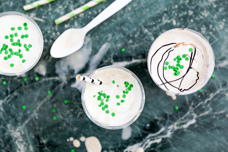 Boozy St. Patrick’s Day Milkshakes | www.floatingkitchen.net