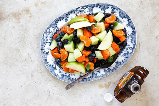Fruit Salad with Maple Dressing {Plus my Formula for Making the Best Fruit Salads} | www.floatingkitchen.net