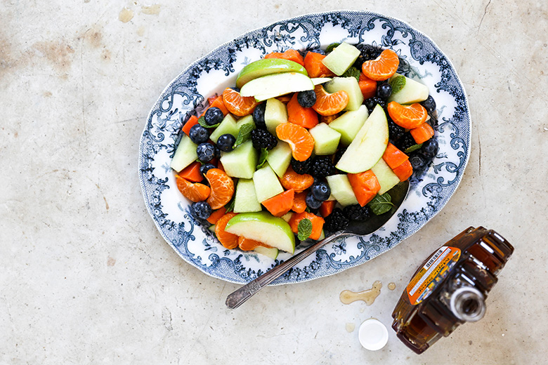 Fruit Salad with Maple Dressing {Plus my Formula for Making the Best Fruit Salads} | www.floatingkitchen.net