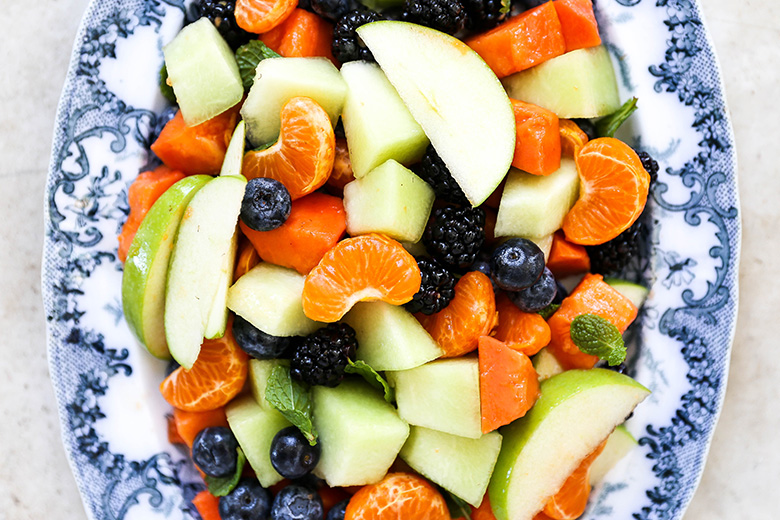 Fruit Salad with Maple Dressing {Plus my Formula for Making the Best Fruit Salads} | www.floatingkitchen.net