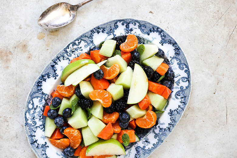 Fruit Salad with Maple Dressing {Plus my Formula for Making the Best Fruit Salads} | www.floatingkitchen.net