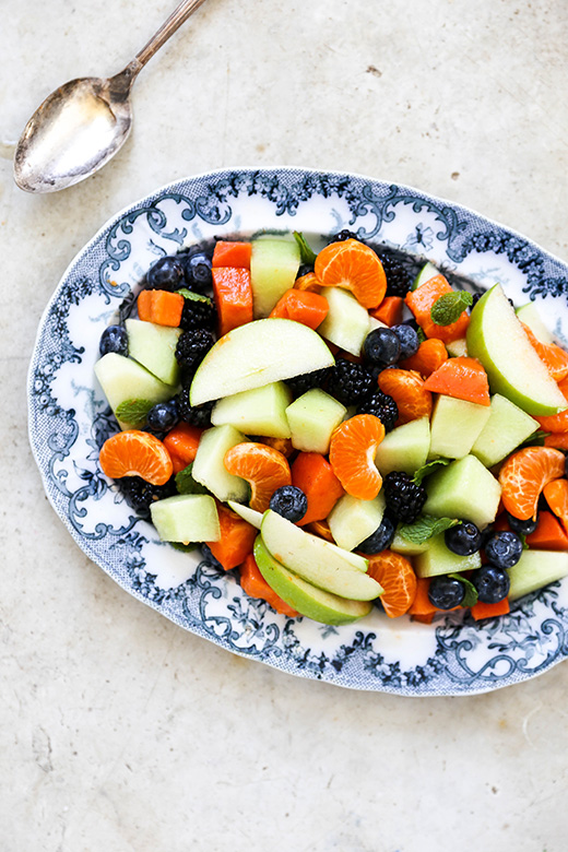 Fruit Salad with Maple Dressing {Plus my Formula for Making the Best Fruit Salads} | www.floatingkitchen.net