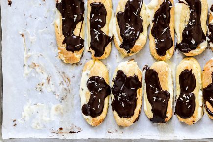 Lavender Éclairs | www.floatingkitchen.net