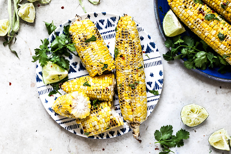 Cilantro-Lime Corn on the Cob | www.floatingkitchen.net