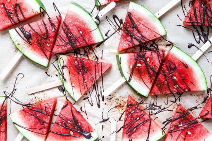 Mezcal Margarita Watermelon Wedges | www.floatingkitchen.net