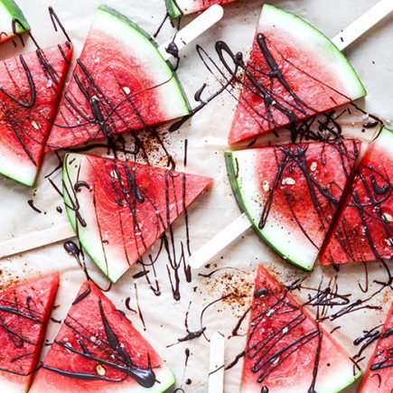 Mezcal Margarita Watermelon Wedges | www.floatingkitchen.net