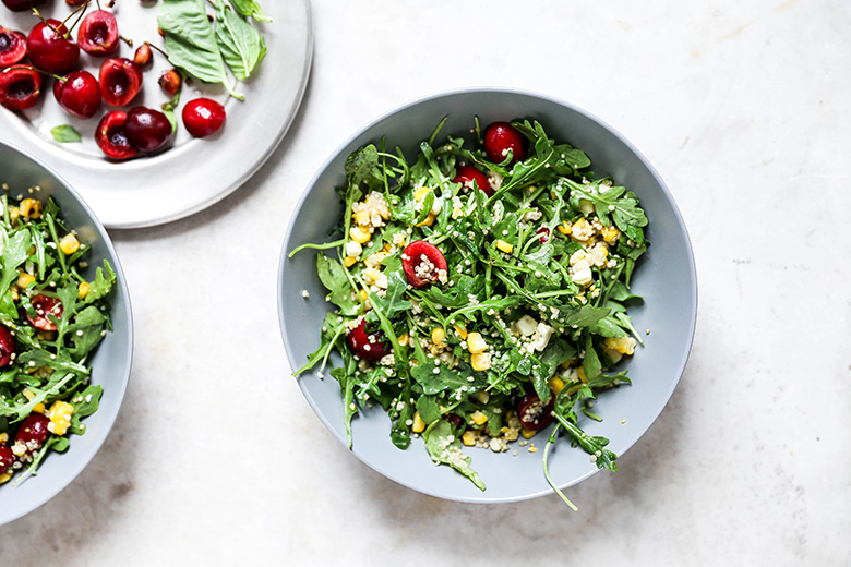 Corn and Arugula Salad