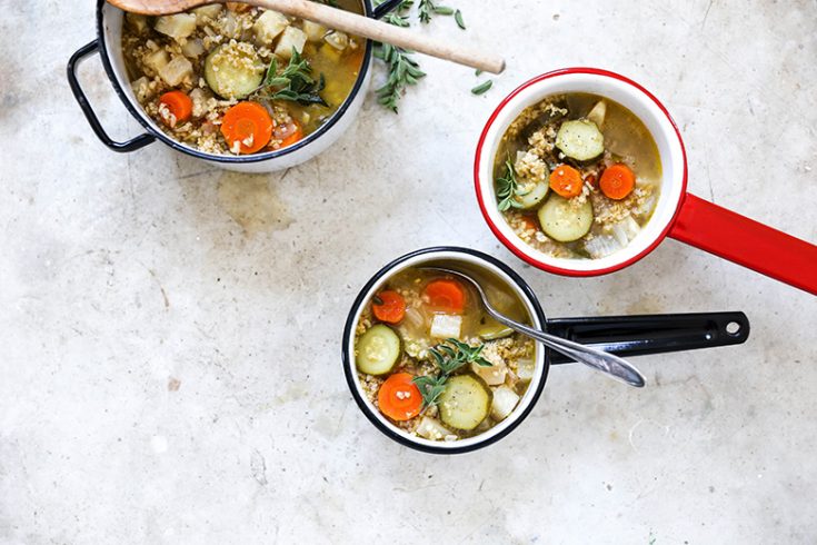 Freekeh Vegetable Soup