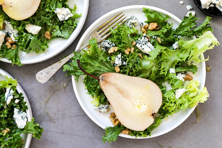 Poached Pear Salad | www.floatingkitchen.net