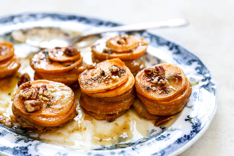 Mini Sweet Potato Gratins | www.floatingkitchen.net