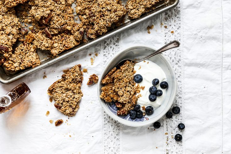 Super Chunky Maple Pecan Quinoa Granola