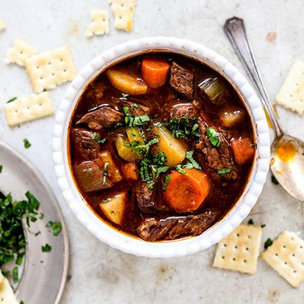 Slow Cooker Beef and Vegetable Stew | www.floatingkitchen.net