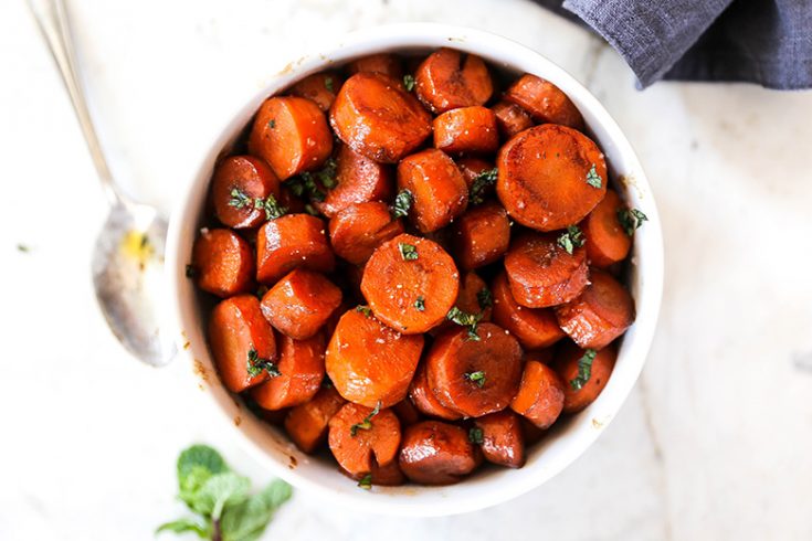 Coffee Glazed Carrot Coins | Floating Kitchen