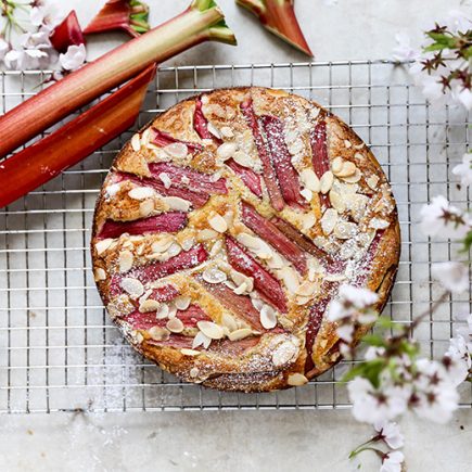 Rhubarb-Almond Cake | www.floatingkitchen.net