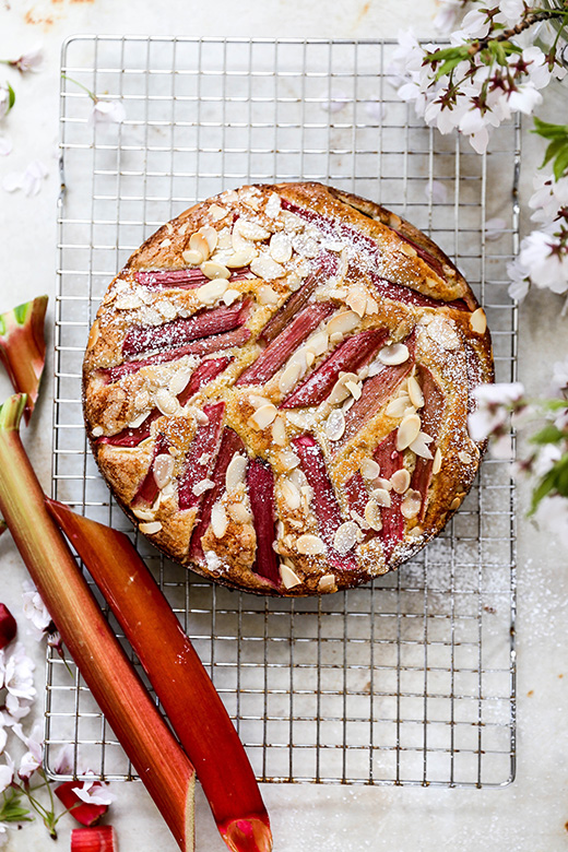 Rhubarb-Almond Cake | www.floatingkitchen.net