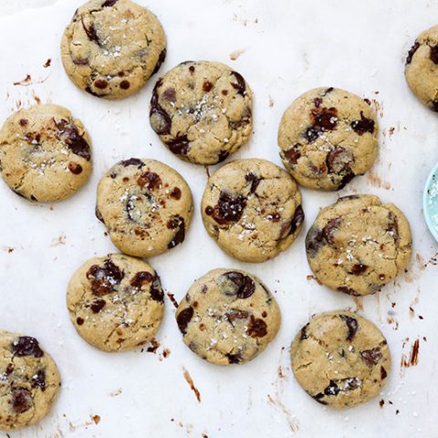 Mini Chocolate Chip Cookies (Cookie Bites) - Olives + Thyme