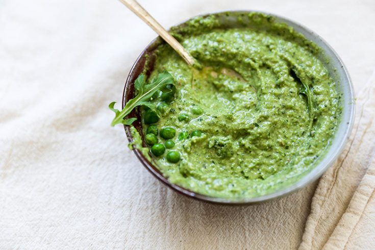 Pea and Arugula Pesto