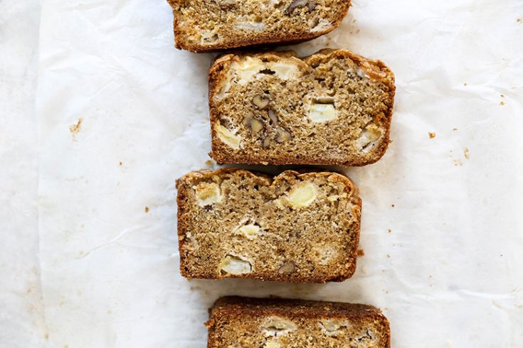 Chai Spiced Apple and Walnut Bread