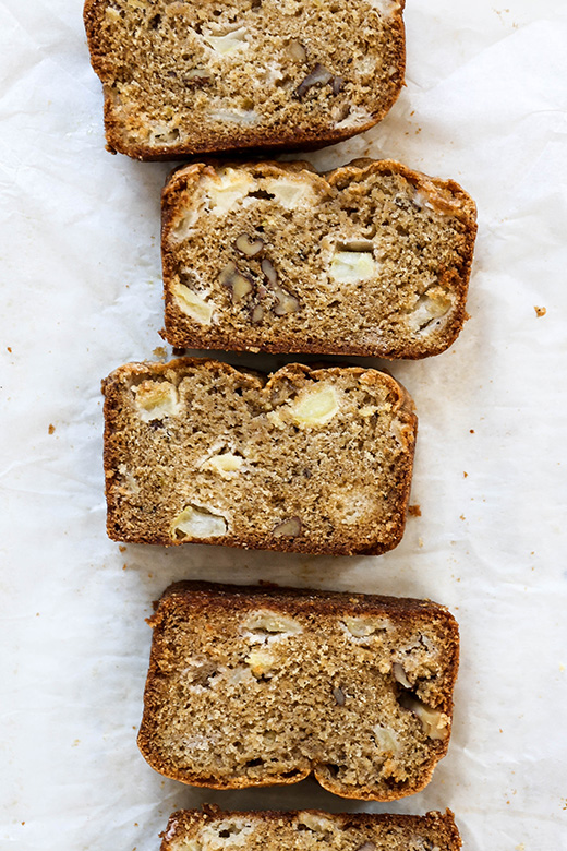 Chai Spiced Apple and Walnut Bread | www.floatingkitchen.net