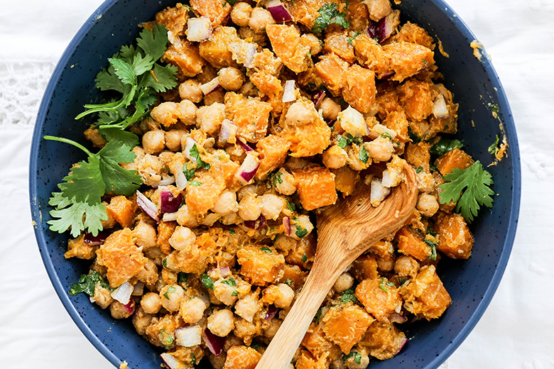 Warm Butternut Squash and Chickpea Salad | www.floatingkitchen.net